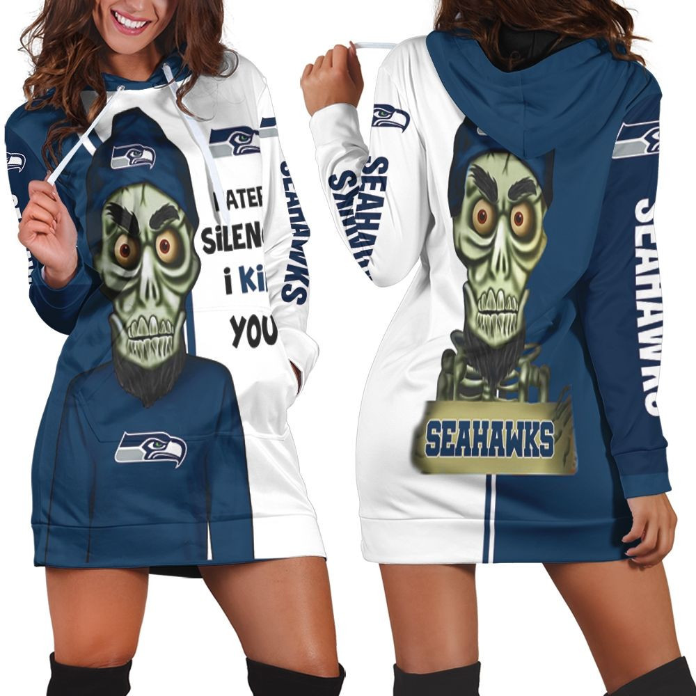 San Seattle Seahawks Haters I Kill You 3d Hoodie Dress Sweater Dress Sweatshirt Dress