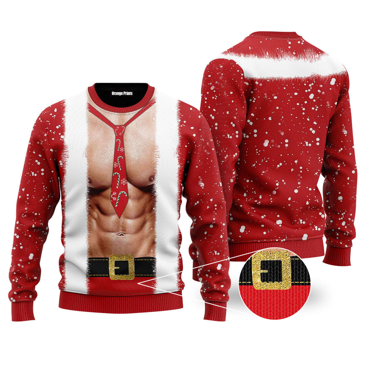 Santa Body Ugly Christmas Sweater Ugly Sweater For Men Women