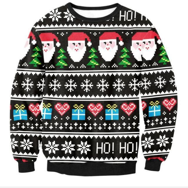 Santa Claus Ugly Christmas Sweater Ugly Sweater For Men Women