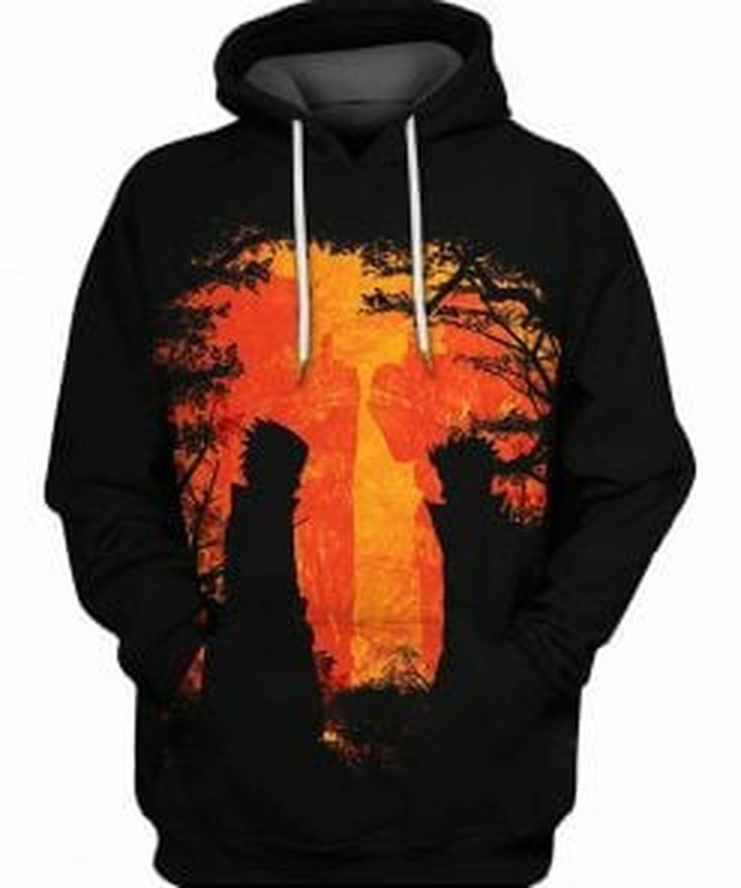 Sasuke And Naruto 3d All Over Print Hoodie