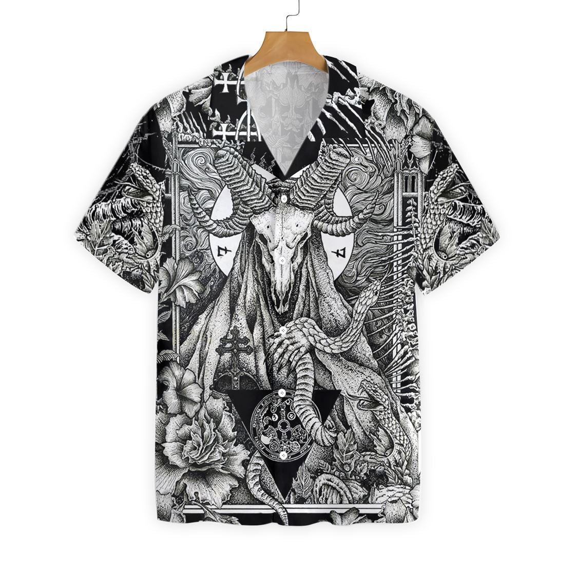 Satanic Pagan Demon Hawaiian Shirt