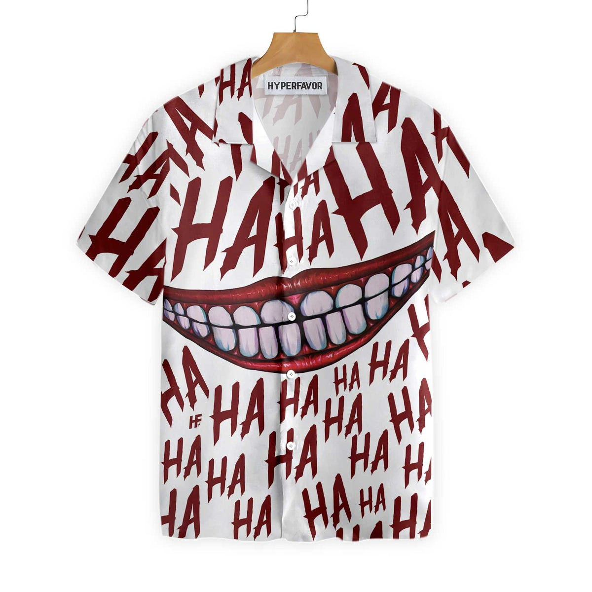 Scary Halloween Clown Smile Hawaiian Shirt