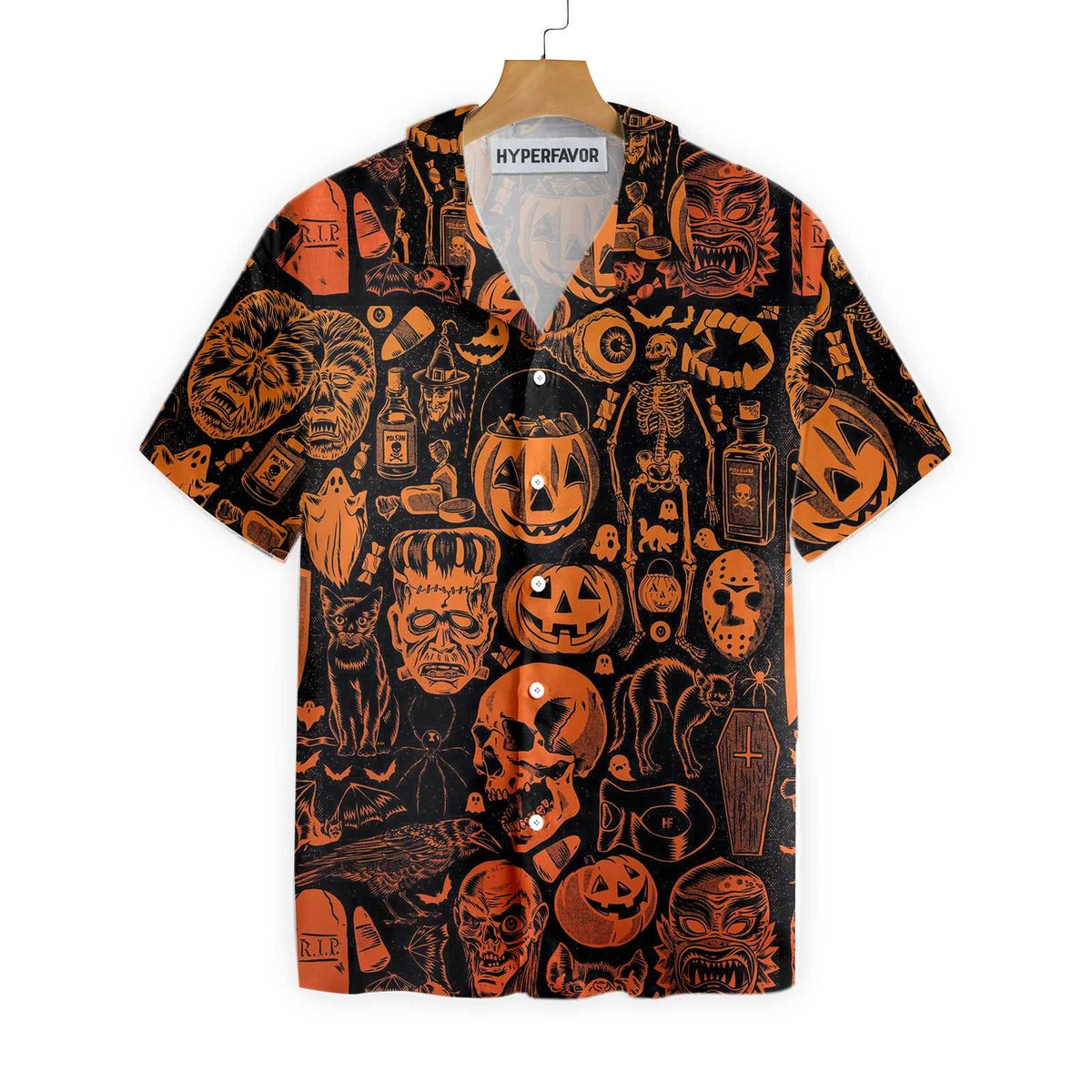 Scary Halloween Monsters Halloween Hawaiian Shirt Halloween Shirt For Men And Women