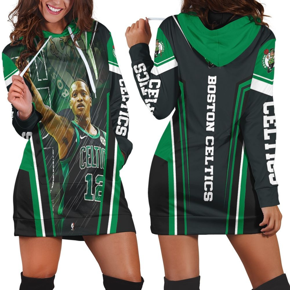 Scary Terry Rozier 12 Boston Celtics Jason Voorhees Hoodie Dress Sweater Dress Sweatshirt Dress