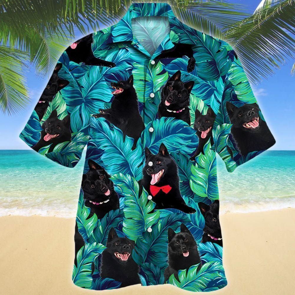 Schipperke Dog Lovers Aloha Hawaiian Shirt Colorful Short Sleeve Summer Beach Casual Shirt For Men And Women