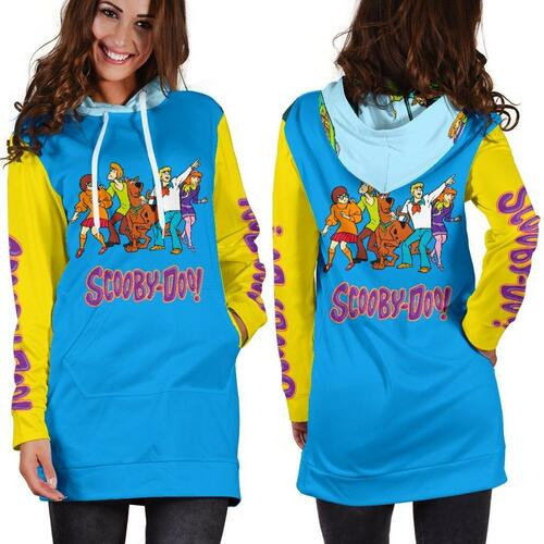 Scooby Doo Hoodie Dress Sweater Dress Sweatshirt Dress 3d All Over Print For Women Hoodie