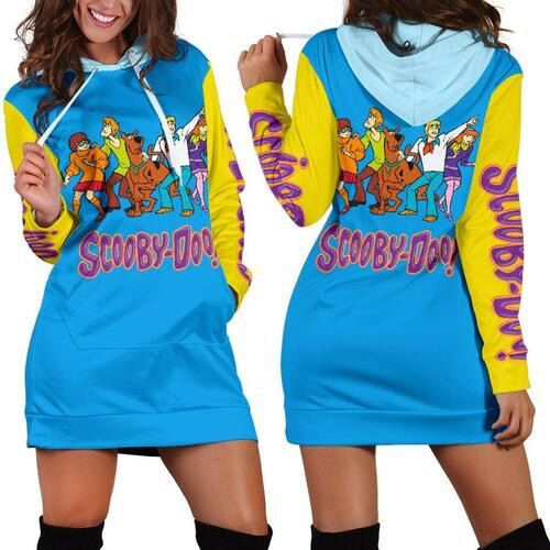 Scooby Doo Hoodie Dress Sweater Dress Sweatshirt Dress 3d All Over Print For Women Hoodie