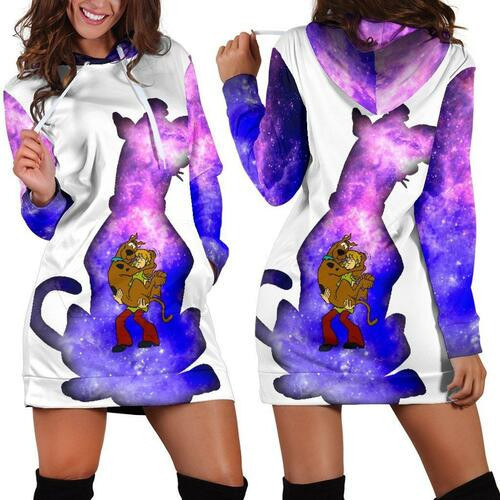 Scooby Doo Hoodie Dress Sweater Dress Sweatshirt Dress 3d All Over Print For Women Hoodie