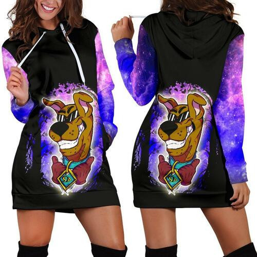 Scooby Doo Hoodie Dress Sweater Dress Sweatshirt Dress 3d All Over Print For Women Hoodie