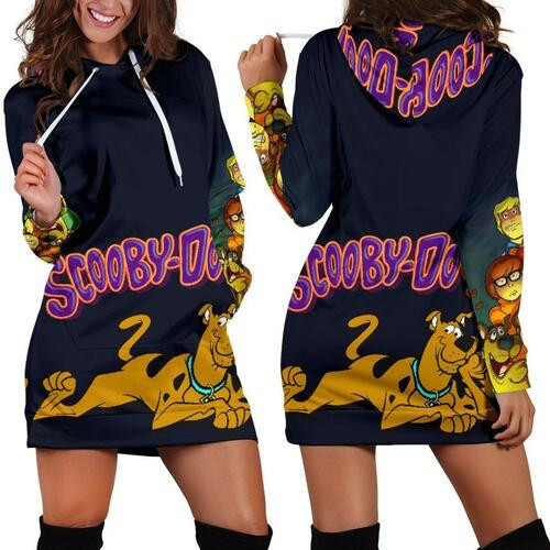 Scooby Doo Hoodie Dress Sweater Dress Sweatshirt Dress 3d All Over Print For Women Hoodie