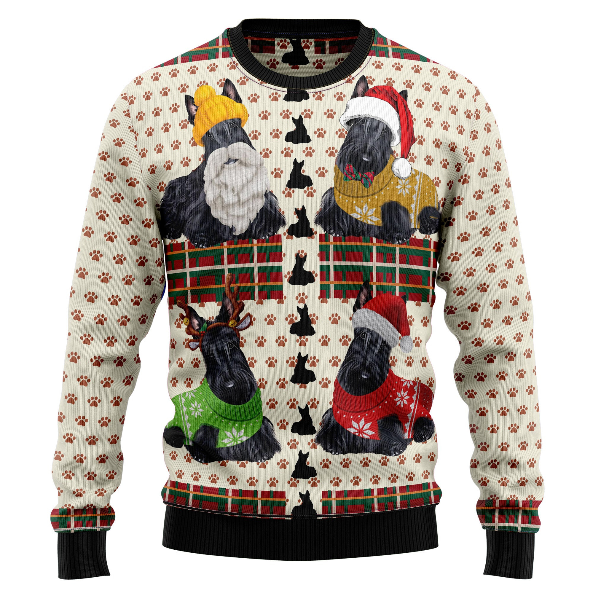 Scottish Terrier Christmas Ugly Christmas Sweater