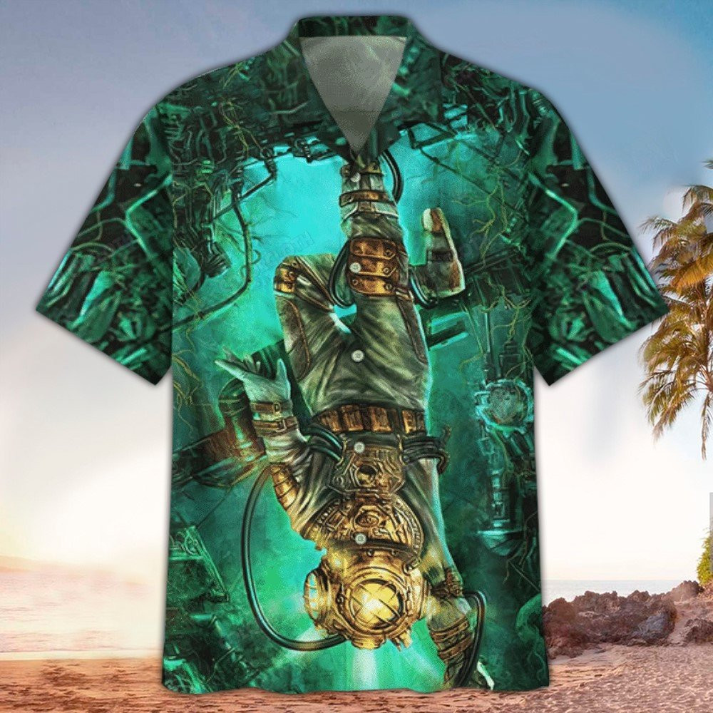 Scuba Hawaiian Shirt Perfect Gift Ideas For Scuba Lover Summer Aloha Shirt