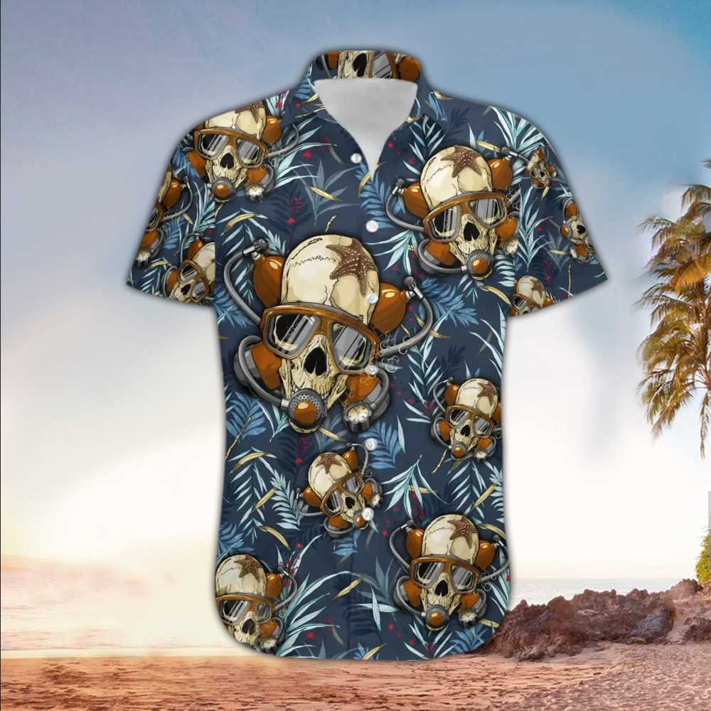 Scuba Hawaiian Shirt Perfect Scuba Clothing Summer Aloha Shirt