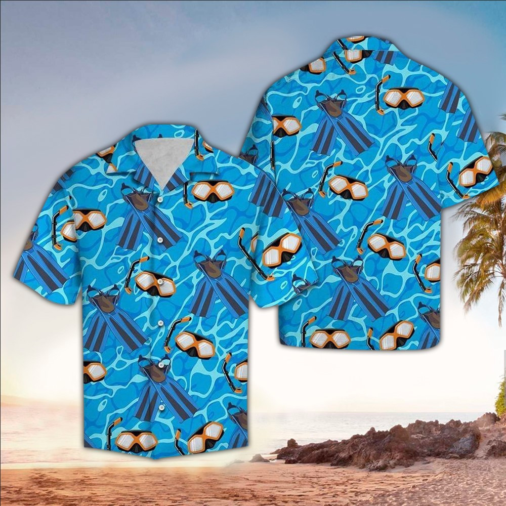 Scuba Hawaiian Shirt Scuba Lover Gifts Summer Aloha Shirt