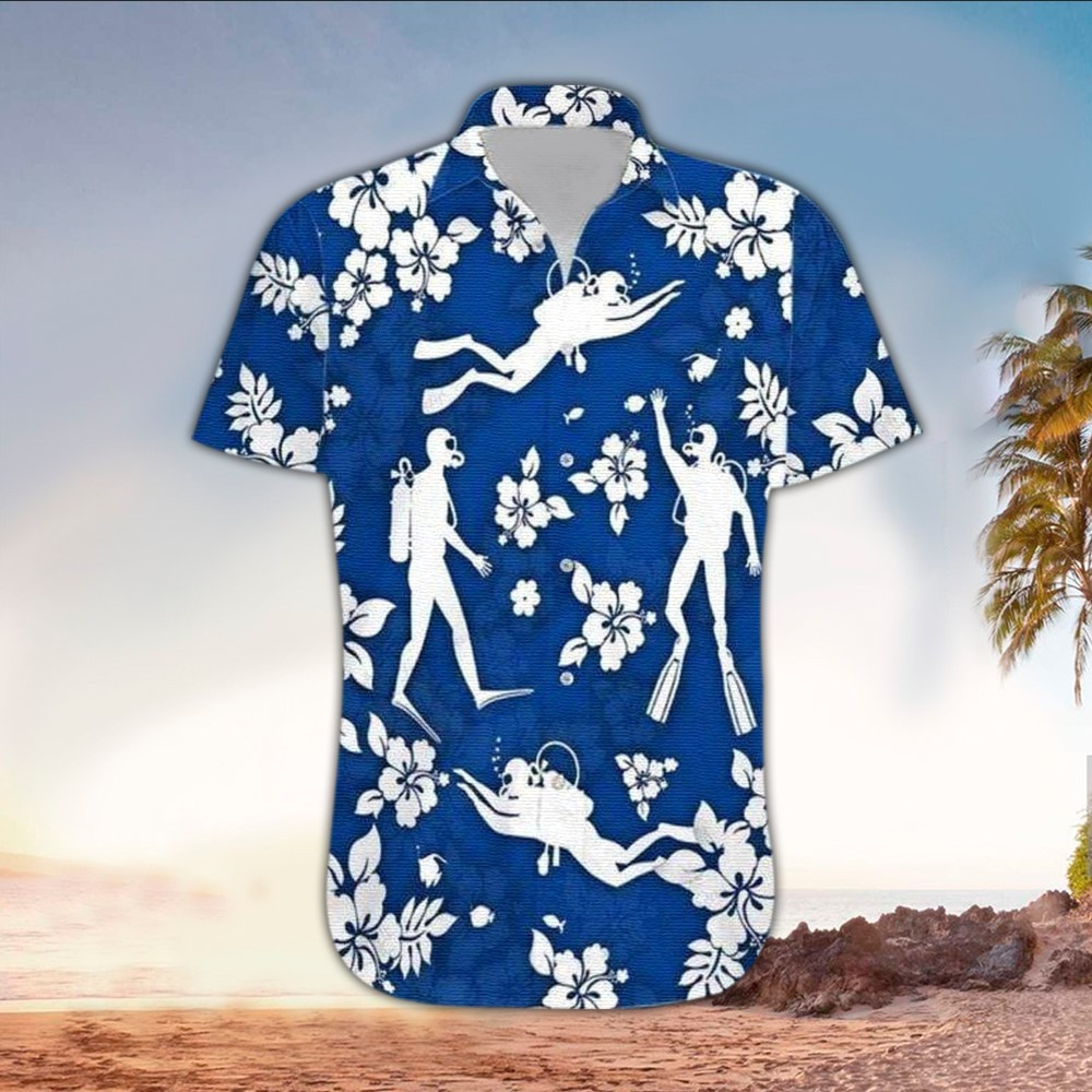 Scuba Hawaiian Shirt Scuba Shirt For Scuba Lover Summer Aloha Shirt