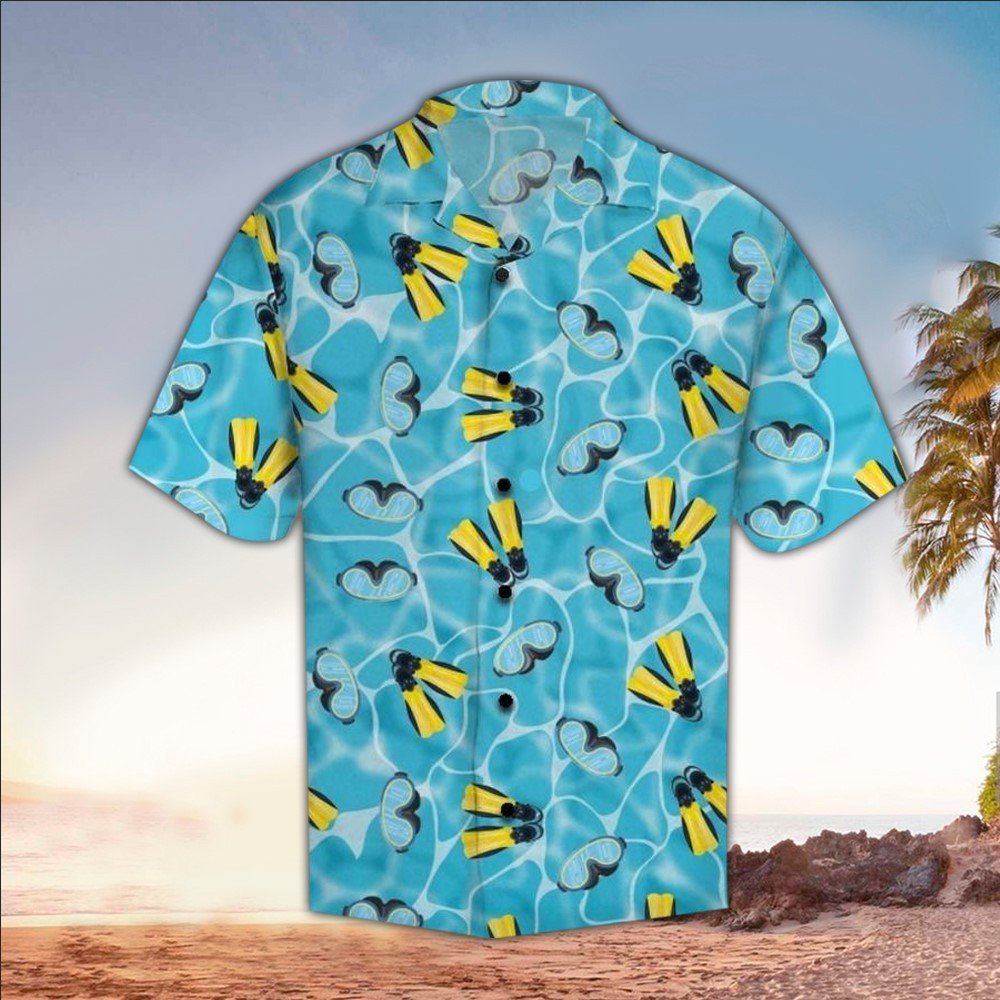 Scuba Shirt Scuba Clothing For Scuba Lovers Summer Aloha Shirt