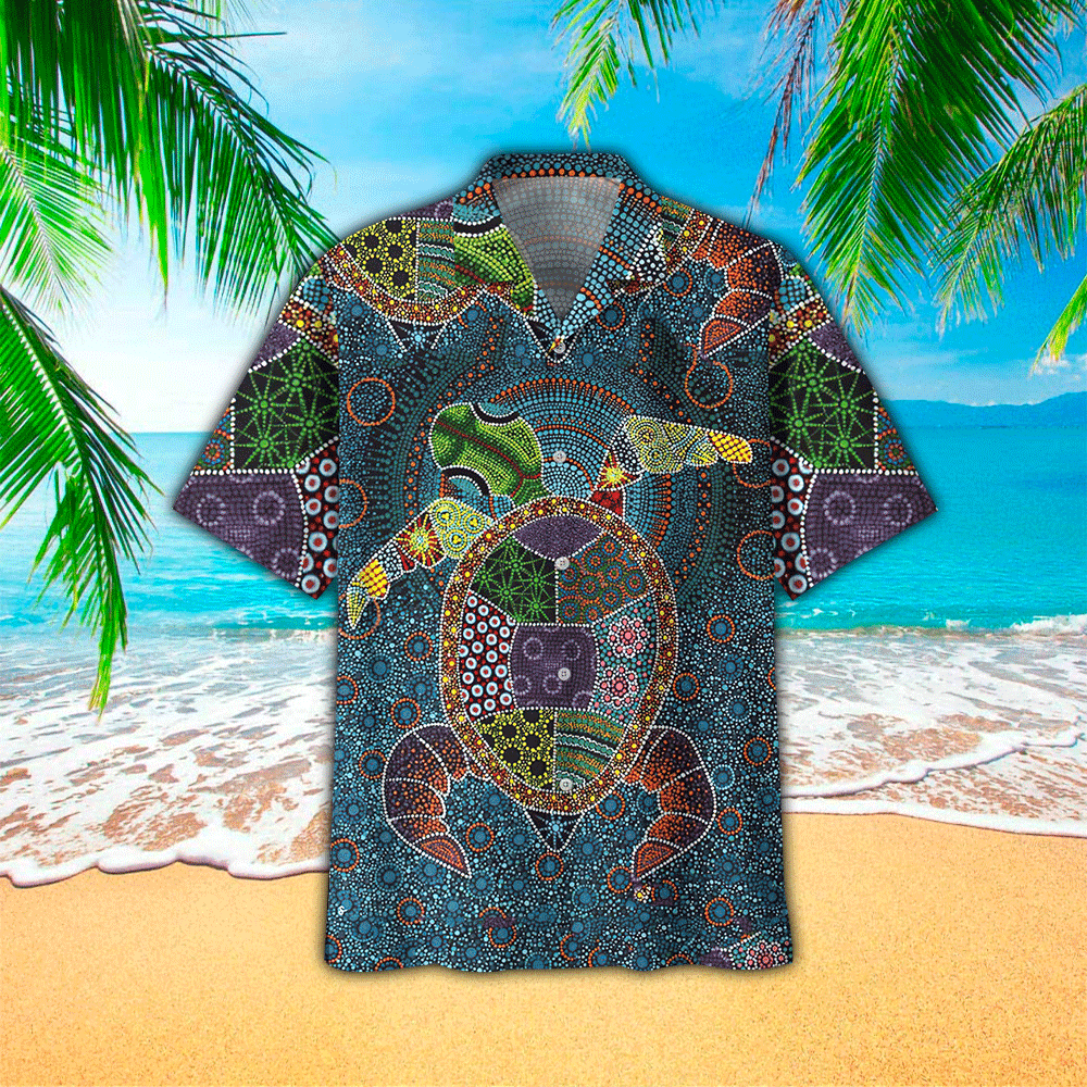 Sea Turtle Hawaiian Shirt Summer Aloha Shirt
