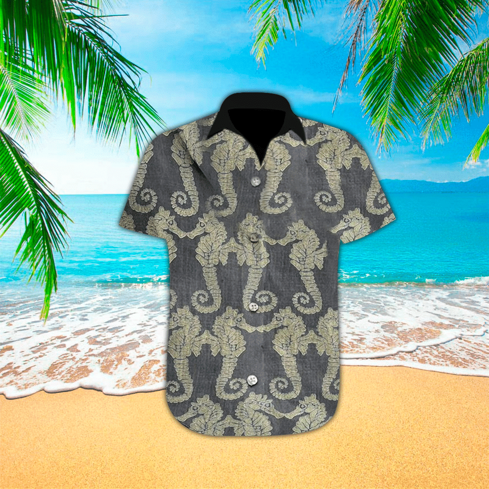 Seahorse Hawaiian Shirt For Men Seahorse Lover Gifts Shirt for Men and Women