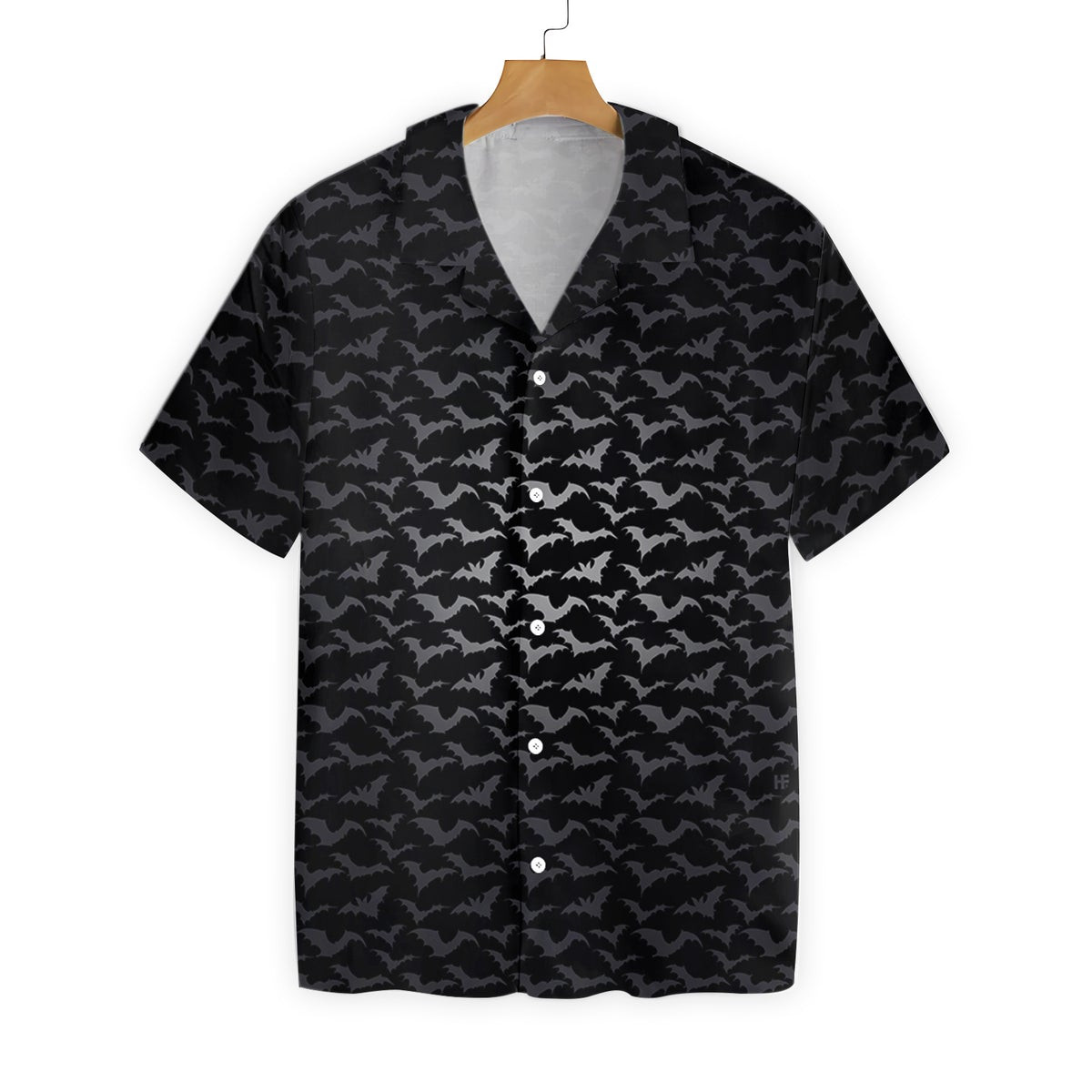 Seamless Bat Goth Hawaiian Shirt