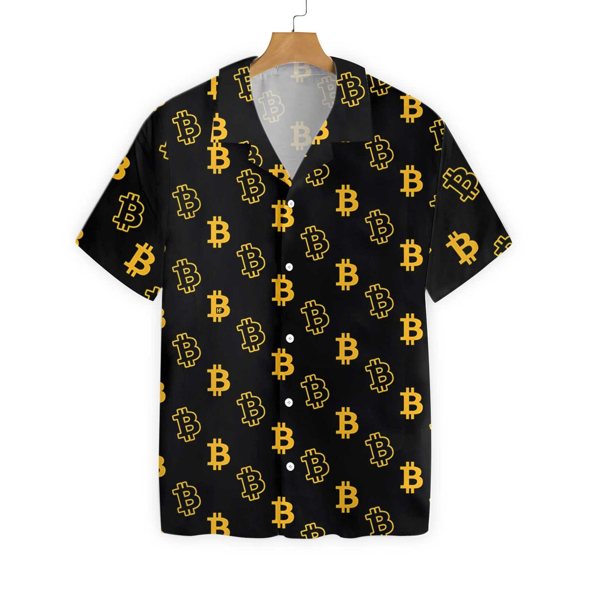 Seamless Bitcoin Hawaiian Shirt