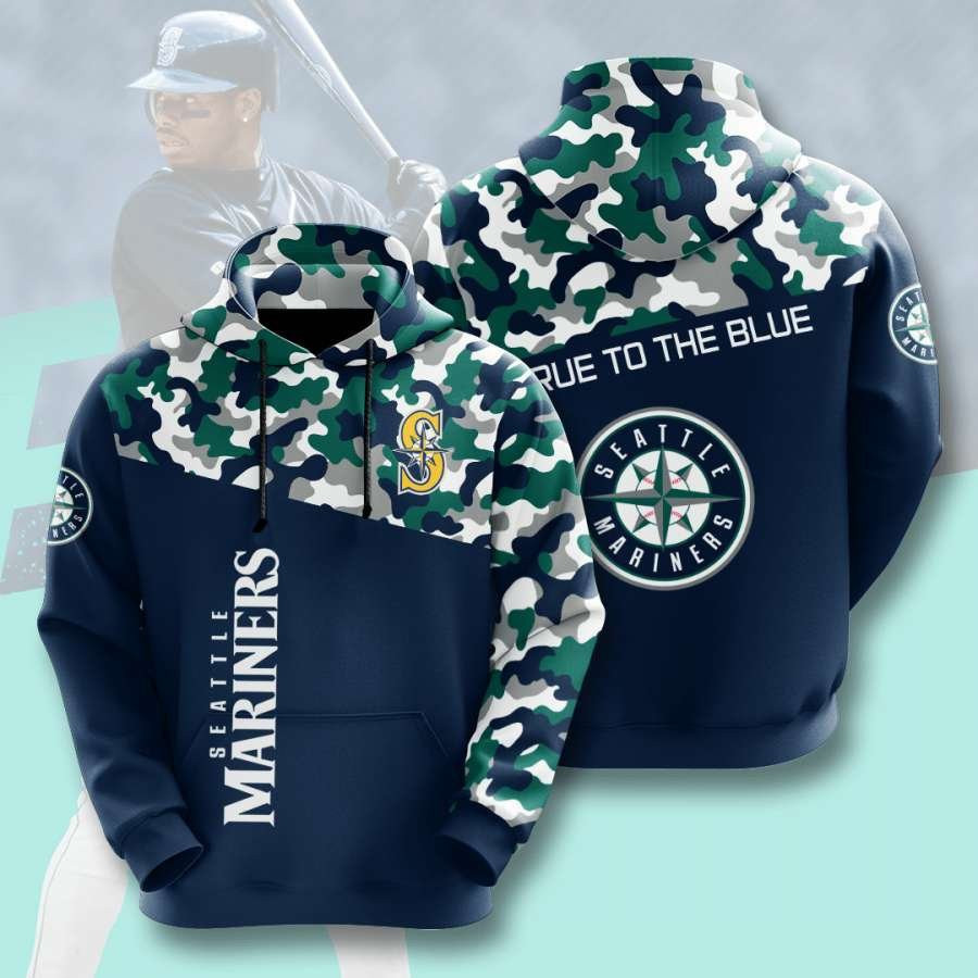 Seattle Mariners No1776 Custom Hoodie 3D