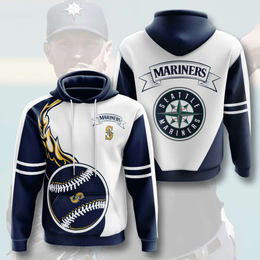 Seattle Mariners No1777 Custom Hoodie 3D