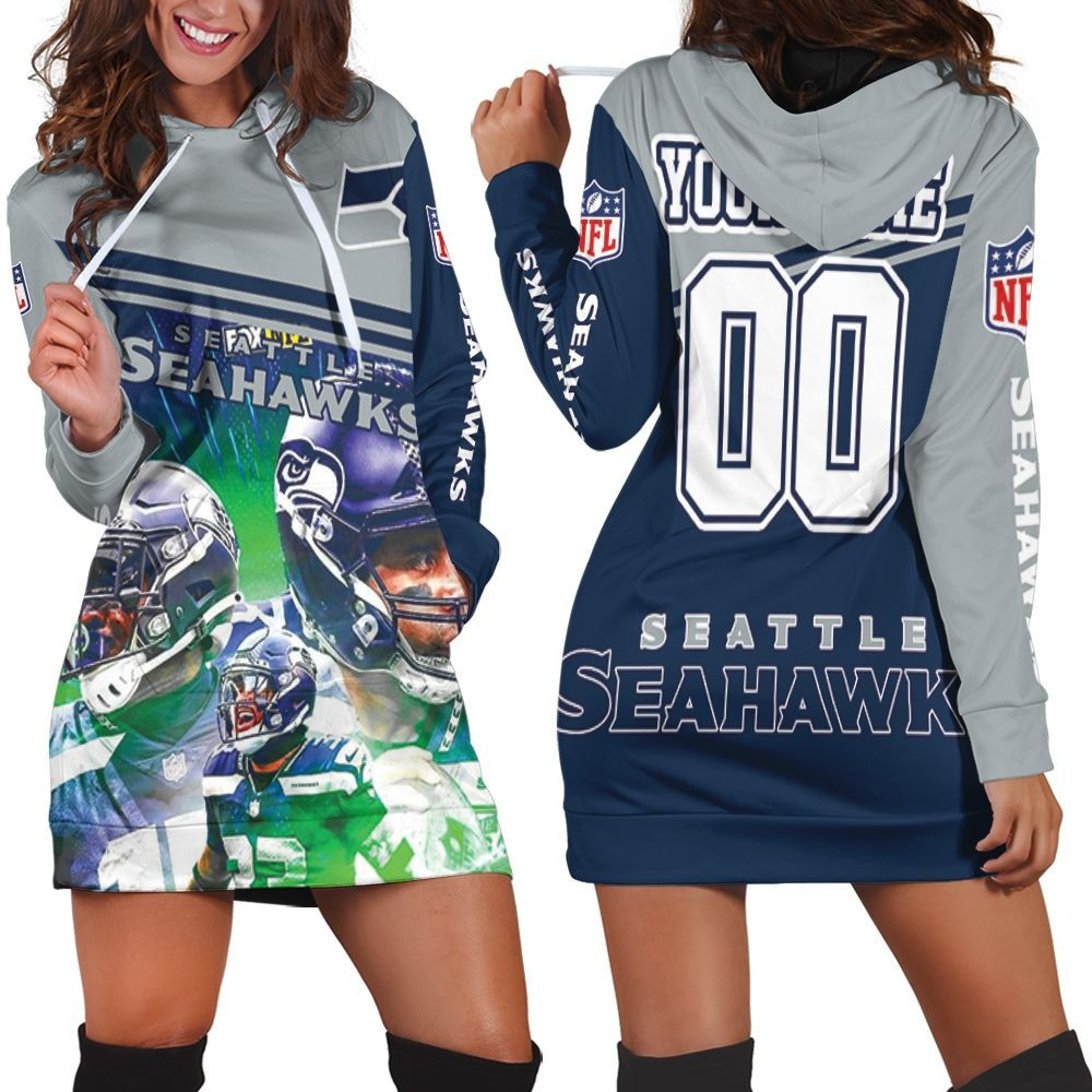 Seattle Seahawks 2020 Nfl Season Nfc West Champs Legends Best Team Personalized Hoodie Dress Sweater Dress Sweatshirt Dress