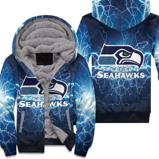 Seattle Seahawks Camouflage Veteran 3D Fleece Hoodie