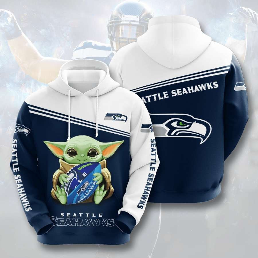 Seattle Seahawks No1788 Custom Hoodie 3D