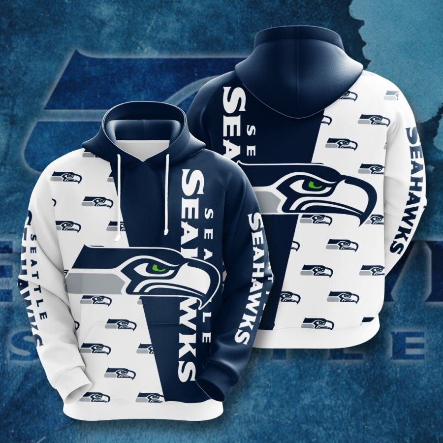Seattle Seahawks No1803 Custom Hoodie 3D