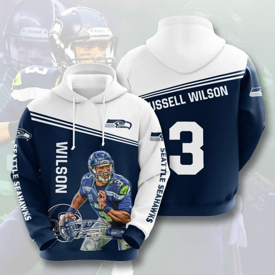 Seattle Seahawks No1812 Custom Hoodie 3D