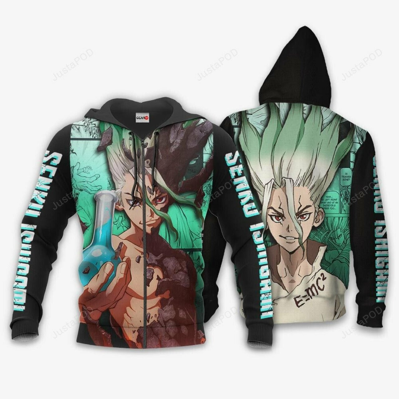 Senku Ishigami Dr Stone Anime 3d All Over Print Hoodie