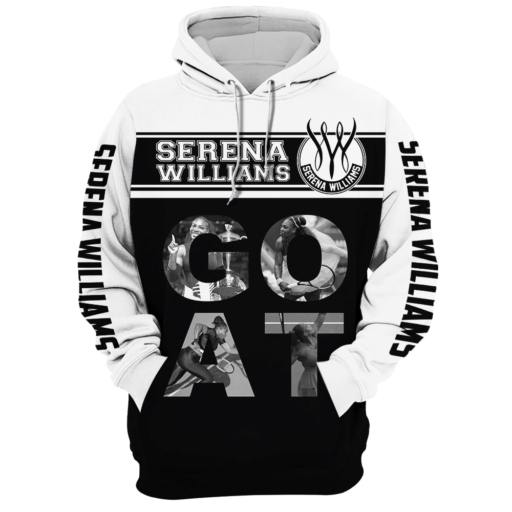 Serena Williams Goat 3D Hoodie