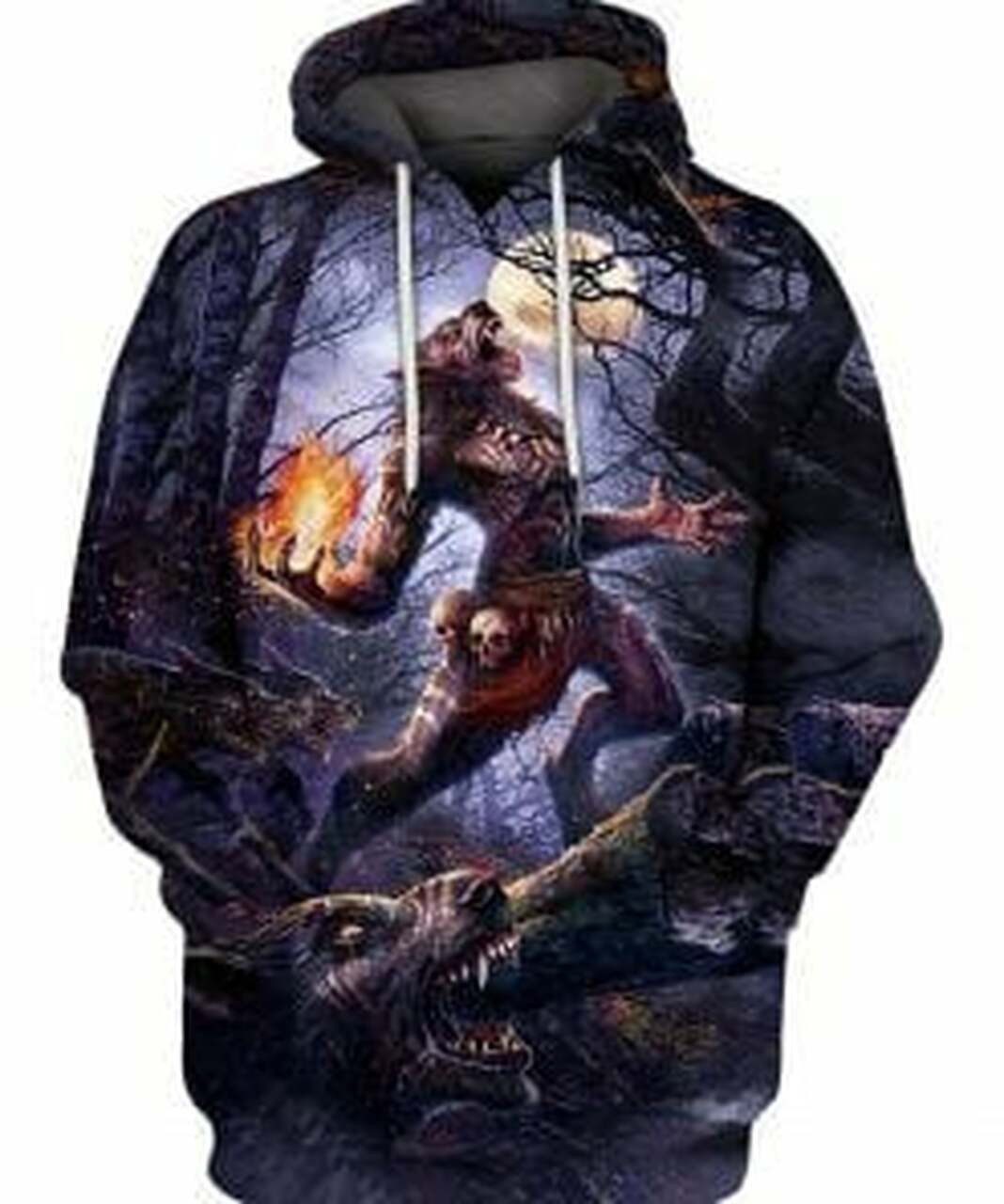 Shamans Wolf Pack For Unisex 3d All Over Print Hoodie, Zip-up Hoodie