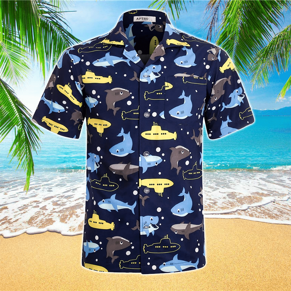 Shark Aloha Hawaii Shirt Perfect Hawaiian Shirt For Shark Lover Shirt for Men and Women