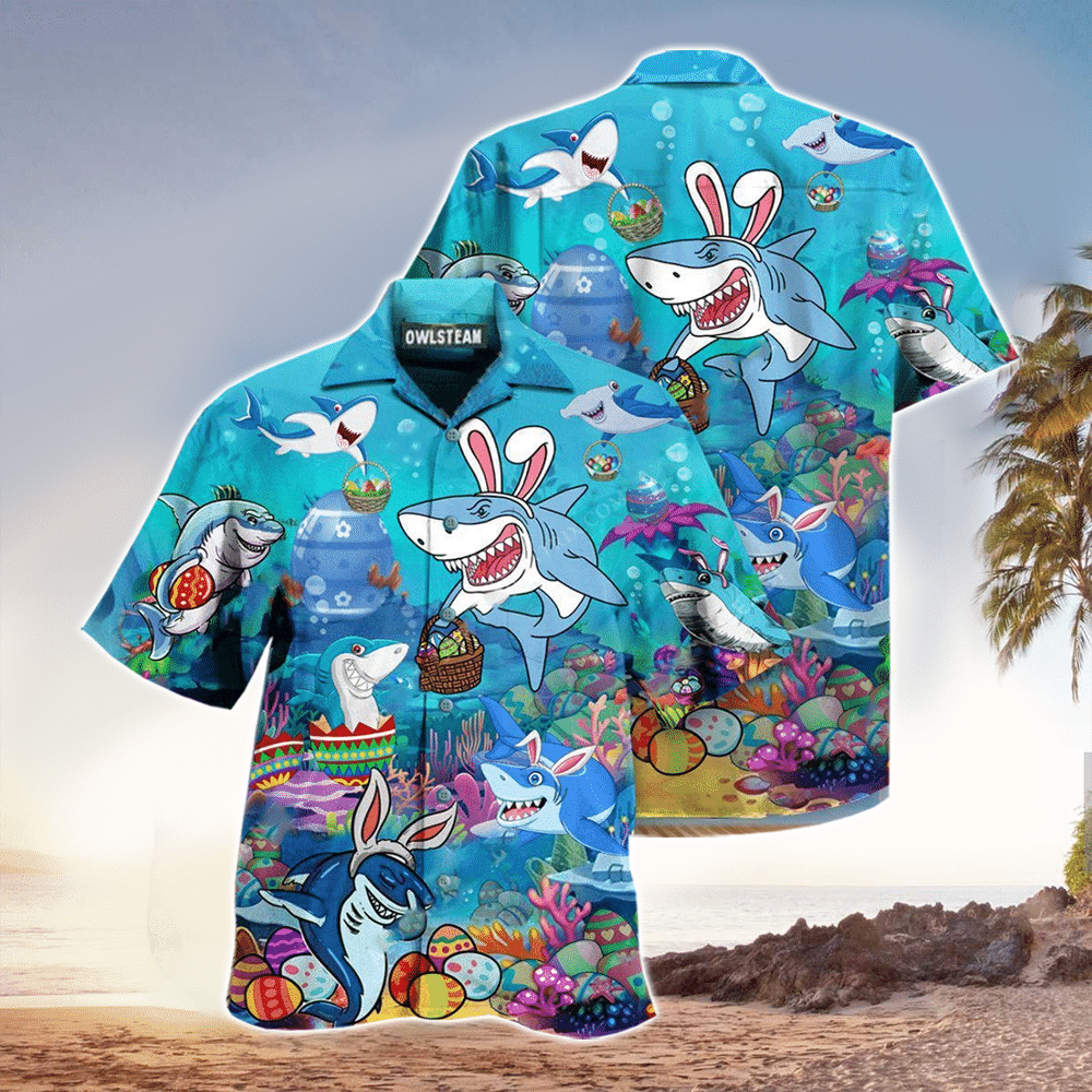 Shark Hawaiian Shirt For Men Shark Lover Gifts Shirt for Men and Women