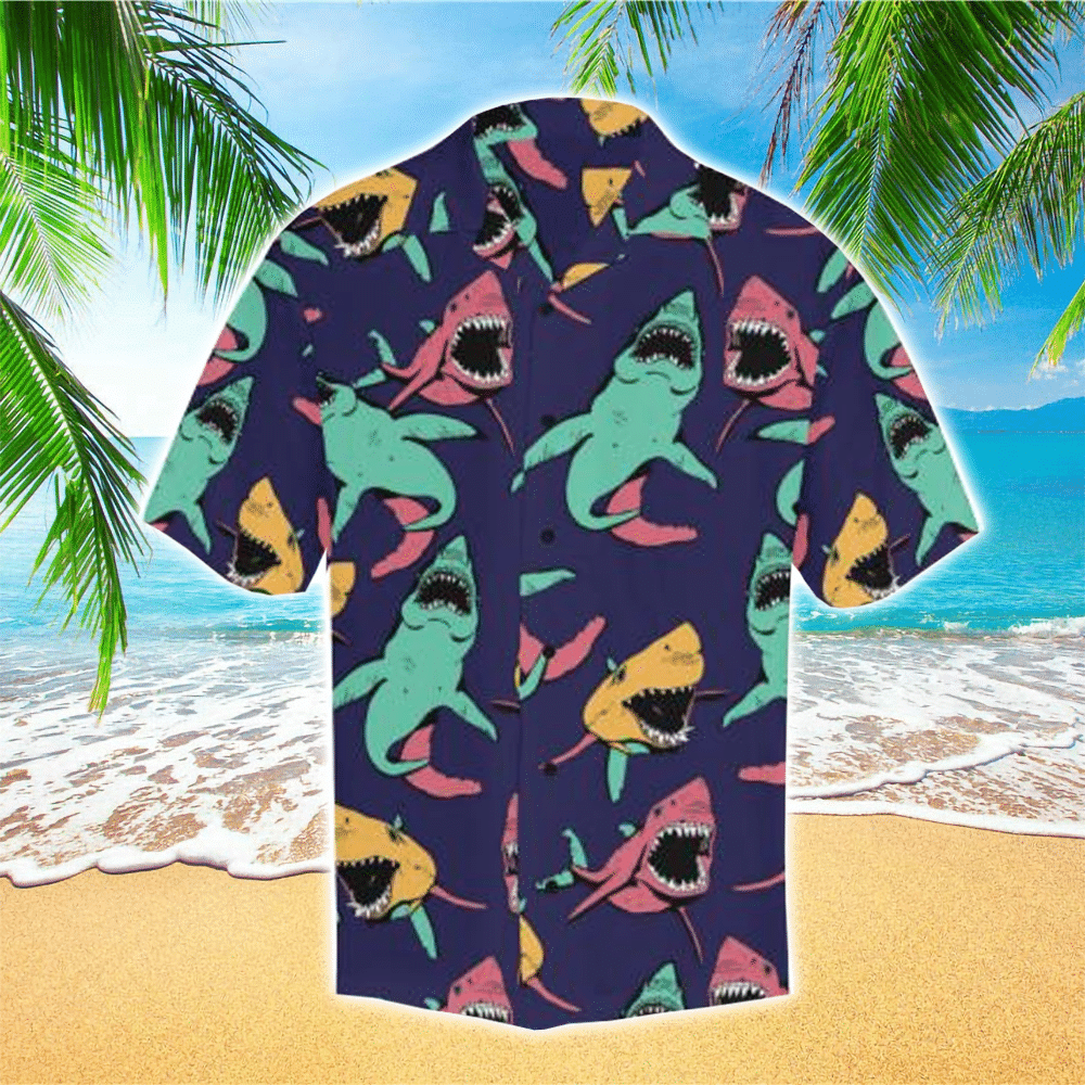 Shark Hawaiian Shirt For Men Shark Lover Gifts Shirt for Men and Women