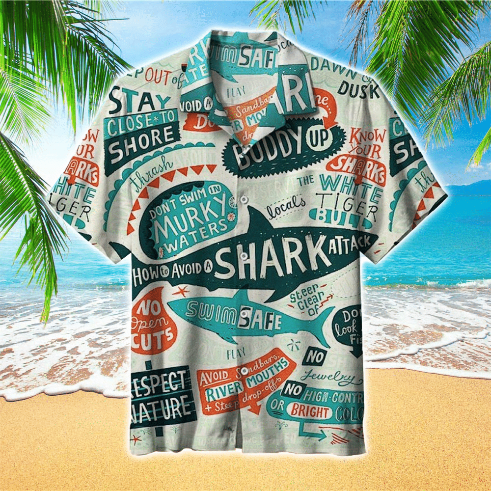 Shark Hawaiian Shirt For Men Shark Lover Gifts Shirt for Men and Women