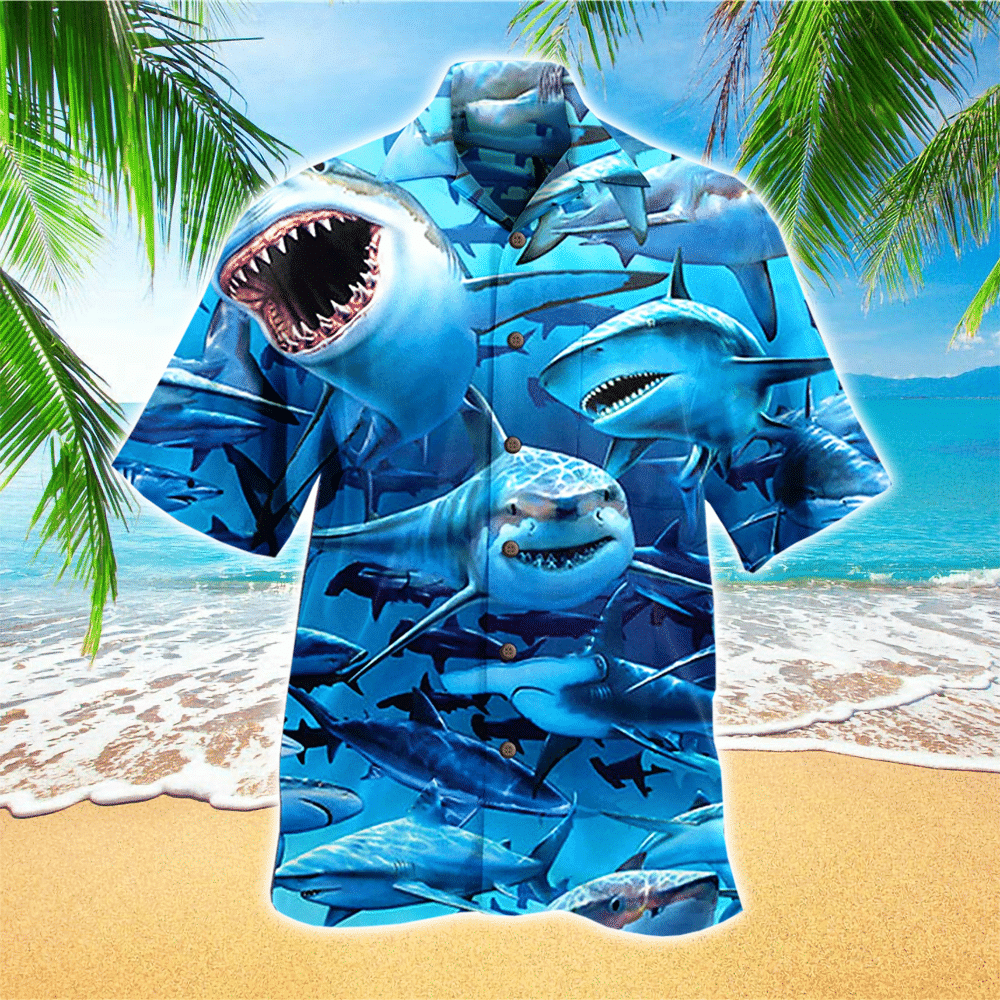 Shark Hawaiian Shirt Perfect Gift Ideas For Shark Lover Shirt for Men and Women