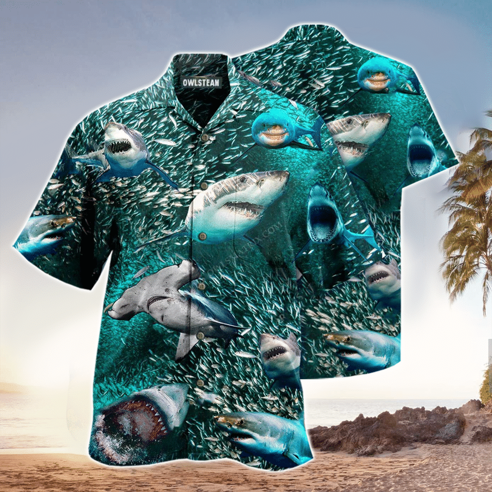 Shark Hawaiian Shirt Perfect Gift Ideas For Shark Lover Shirt for Men and Women