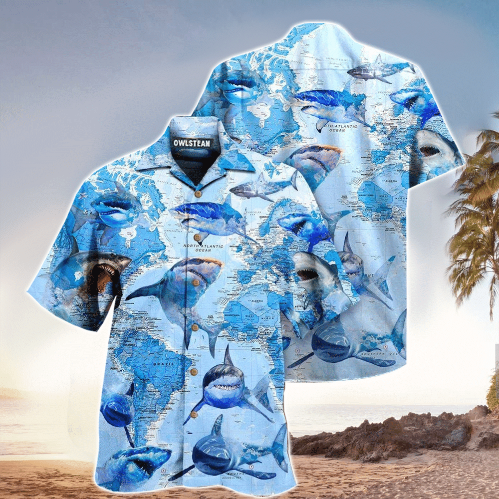 Shark Hawaiian Shirt Perfect Gift Ideas For Shark Lover Shirt for Men and Women