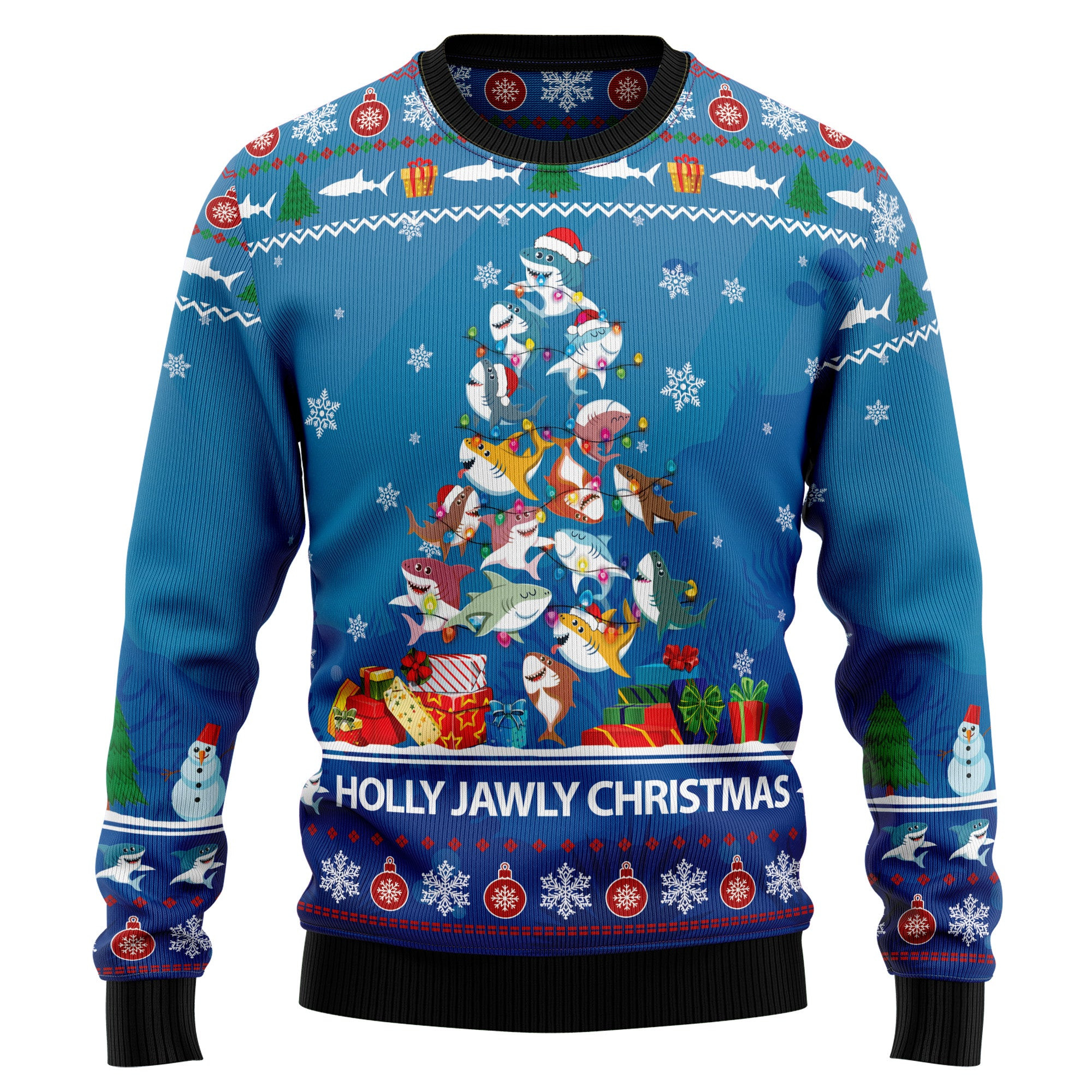 Shark Holly Jawly Christmas Ugly Christmas Sweater