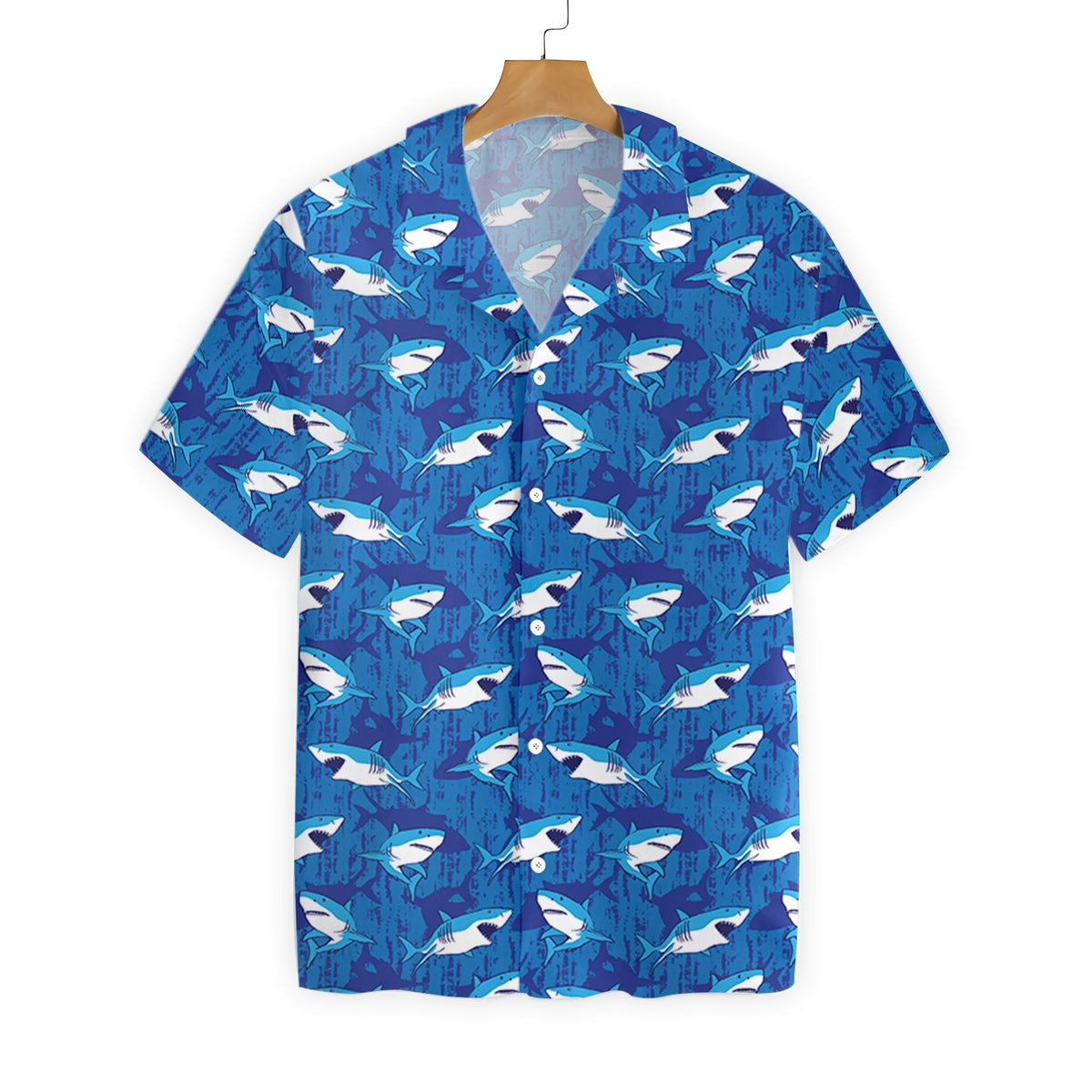 Shark Pattern Hawaiian Shirt