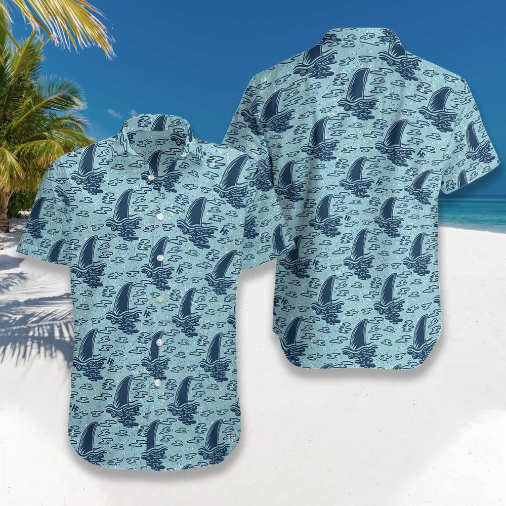 Shark Pattern Lover Hawaiian Shirt for Men and Women