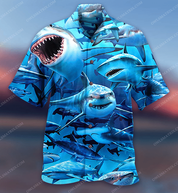 Sharks Awesome Love It Limited Edition - Hawaiian Shirt Hawaiian Shirt For Men