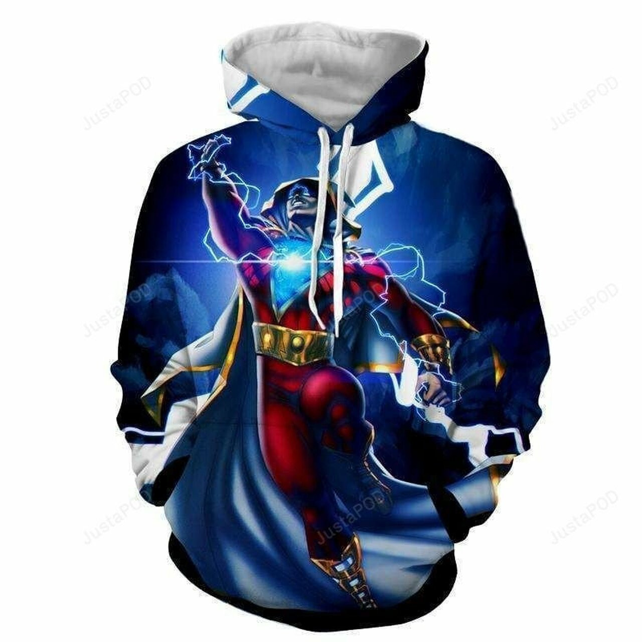 Shazam Cool 3d All Over Print Hoodie