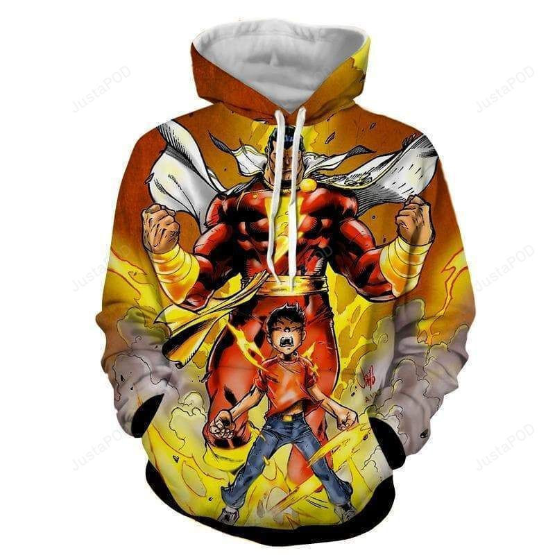 Shazam Dominant 3D All Over Print Hoodie