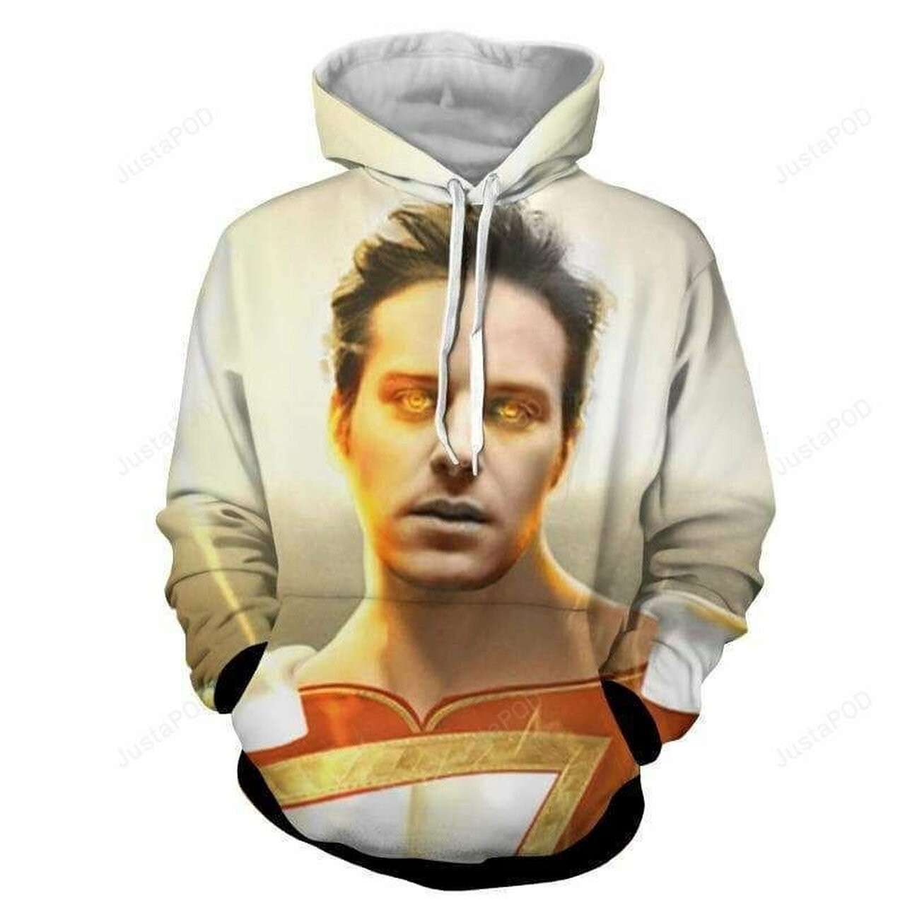 Shazam Face 3d All Over Print Hoodie