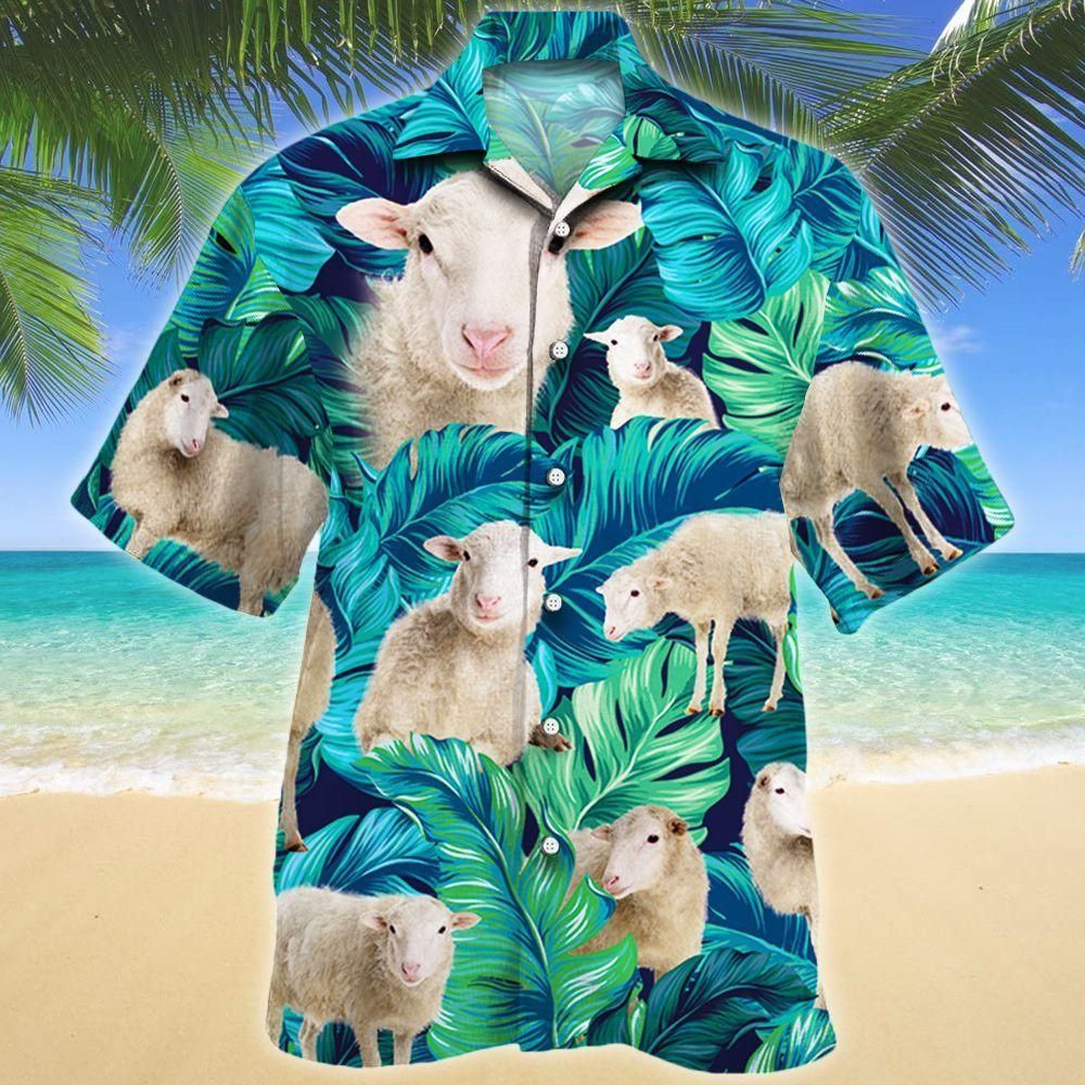 Sheep Lovers Aloha Hawaiian Shirt Colorful Short Sleeve Summer Beach Casual Shirt For Men And Women