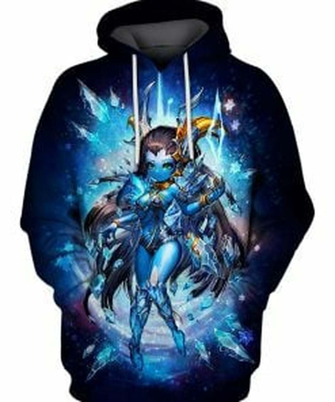 Shiva Final Fantasy 3d All Over Print Hoodie